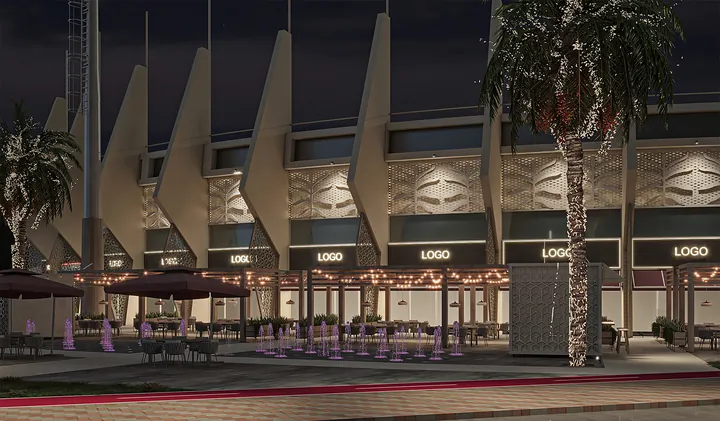 Al Wahda City Walk, Abu Dhabi: 3D visualisation 2 of 24