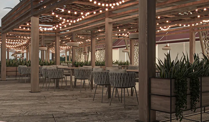 Al Wahda City Walk, Abu Dhabi: 3D visualisation 4 of 24