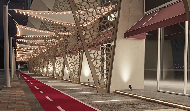Al Wahda City Walk, Abu Dhabi: 3D visualisation 5 of 24