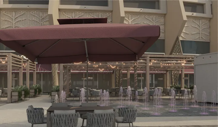 Al Wahda City Walk, Abu Dhabi: 3D visualisation 13 of 24