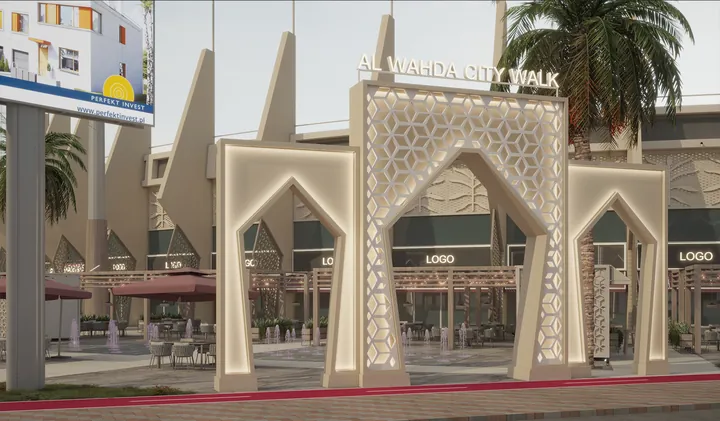 Al Wahda City Walk, Abu Dhabi: 3D visualisation 14 of 24