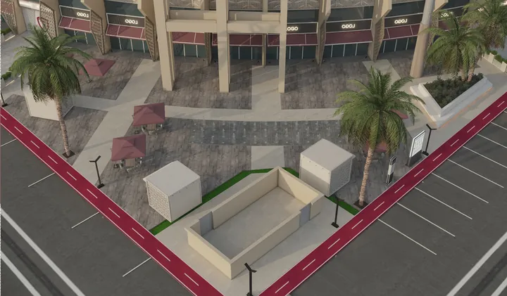 Al Wahda City Walk, Abu Dhabi: 3D visualisation 20 of 24