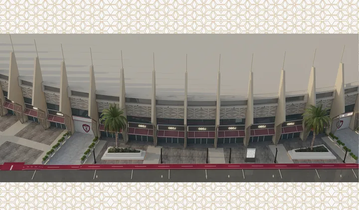 Al Wahda City Walk, Abu Dhabi: 3D visualisation 21 of 24