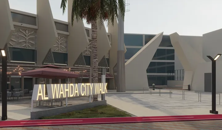 Al Wahda City Walk, Abu Dhabi: 3D visualisation 23 of 24